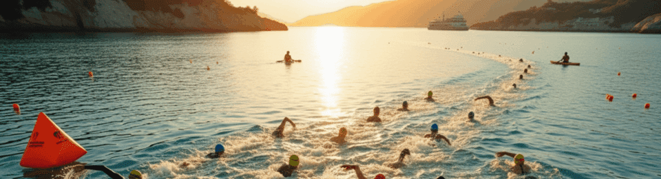 Triathlon swimming
