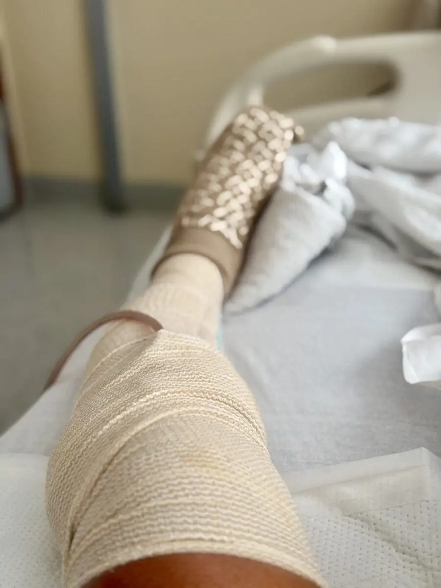 hardware removal Leg Post Op