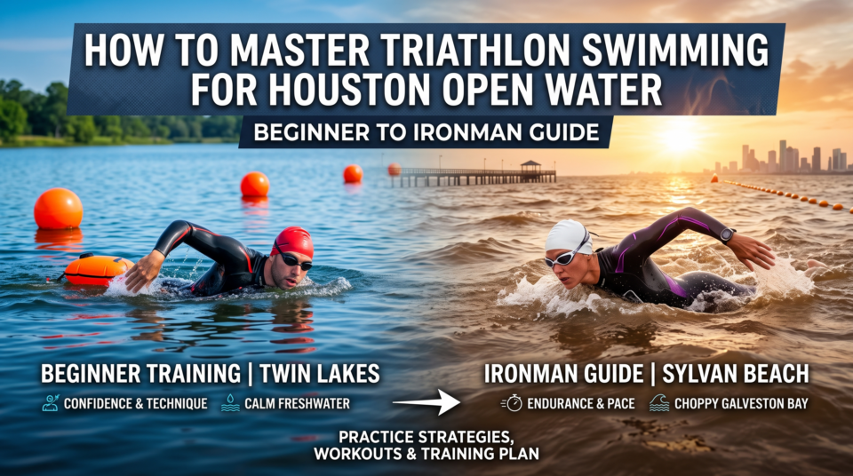 How to master open water swimming in Houston.