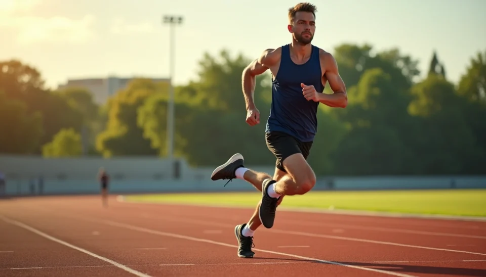 Knee drive and run speed